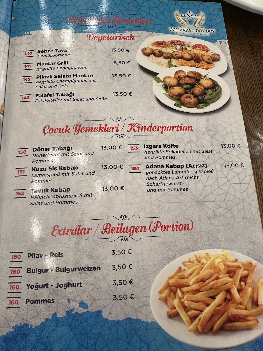 Öz Harran Doy Doy Photo Menu 1