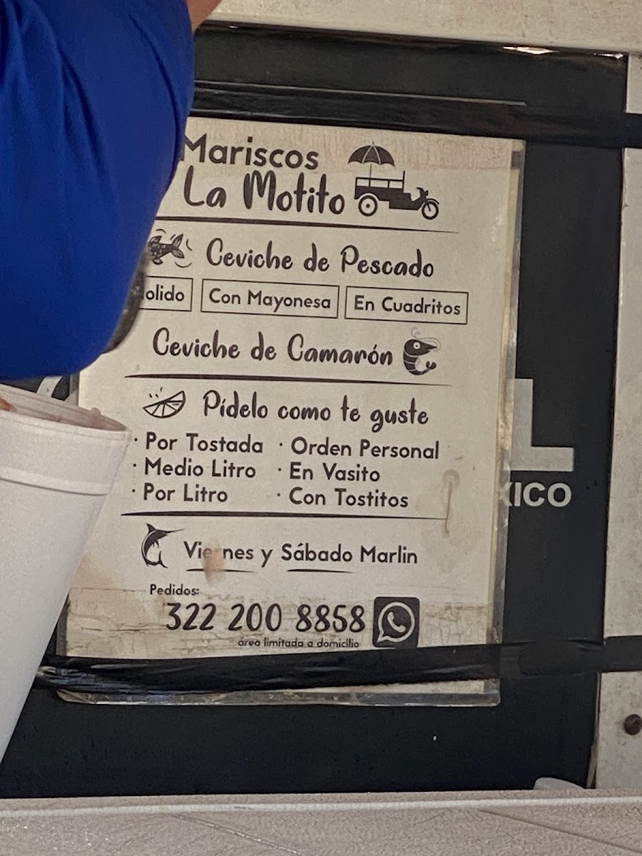 Mariscos la motito Photo Menu 1
