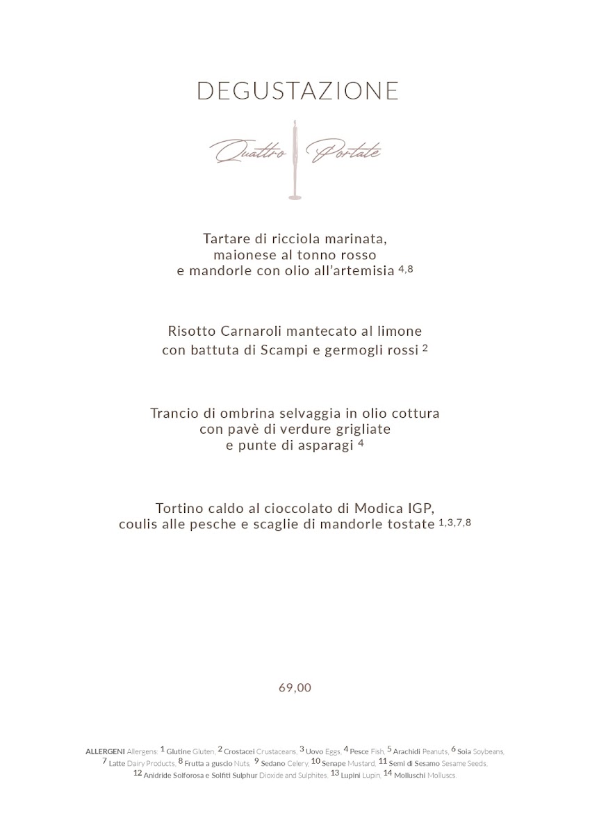 Ombra della Sera Photo Menu 7