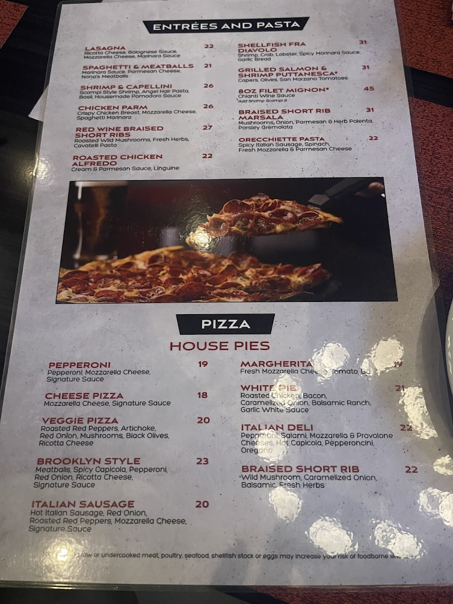 River Rock Pizza and Pasta Photo Menu 1