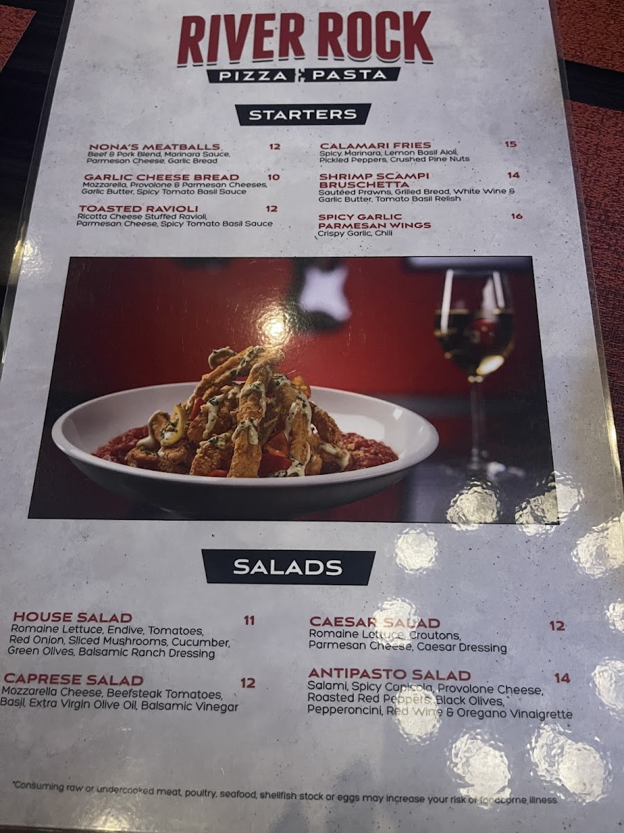 River Rock Pizza and Pasta Photo Menu 6