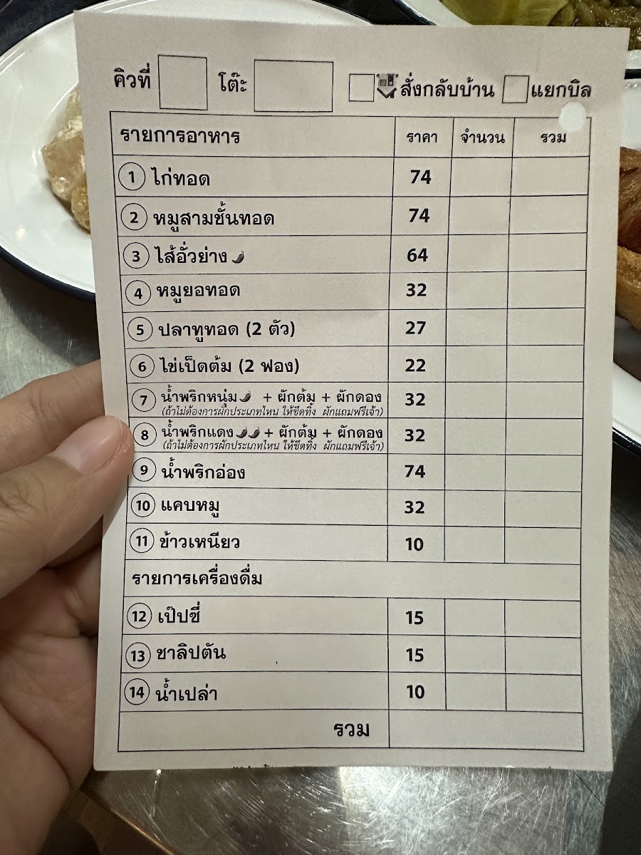 จิ๊นทอดป้าตือ บางแสน JintodPatue Bangsan Photo Menu 3