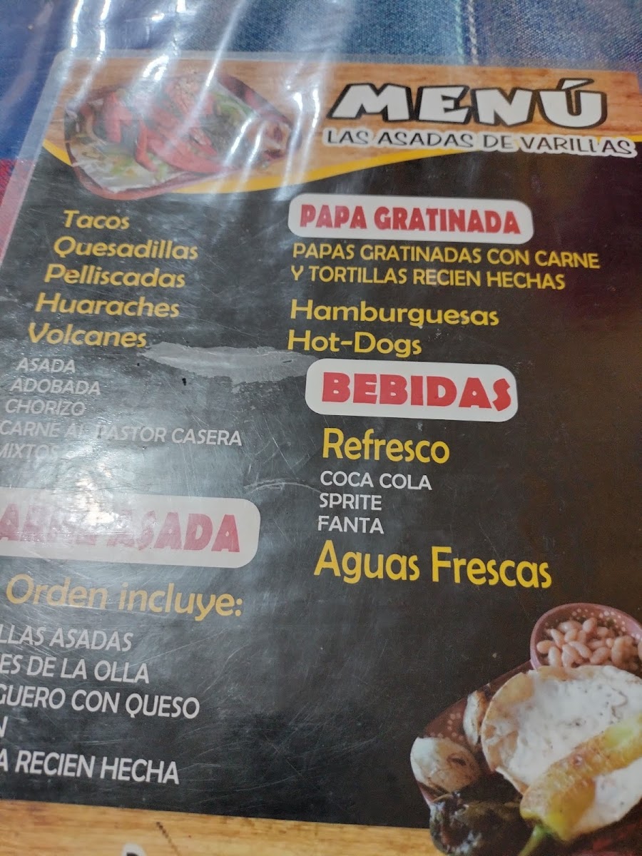 Las asadas de varillas Photo Menu 2