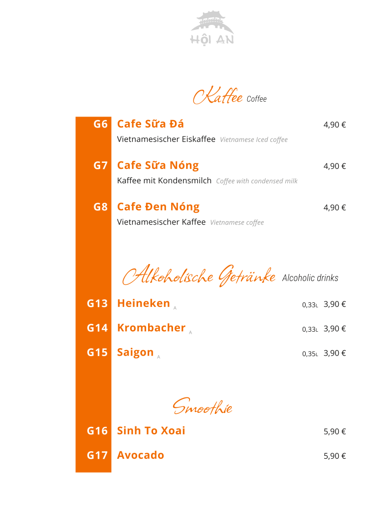 Hôi An Street Food Photo Menu 7