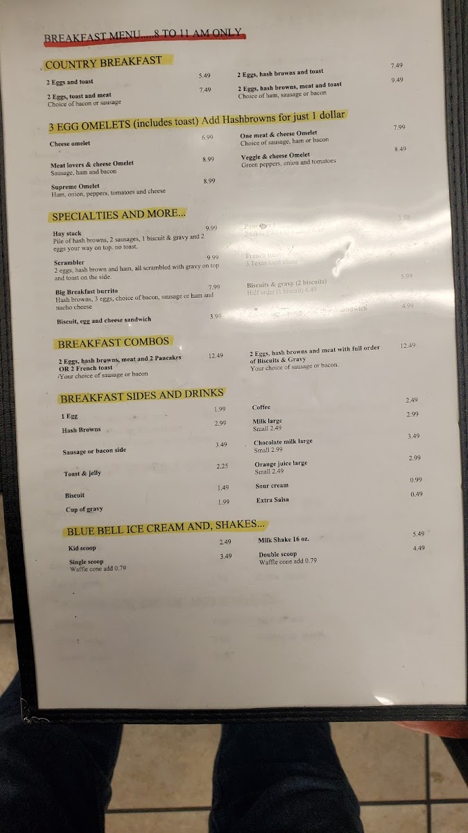 Eggo's Cafe Photo Menu 4