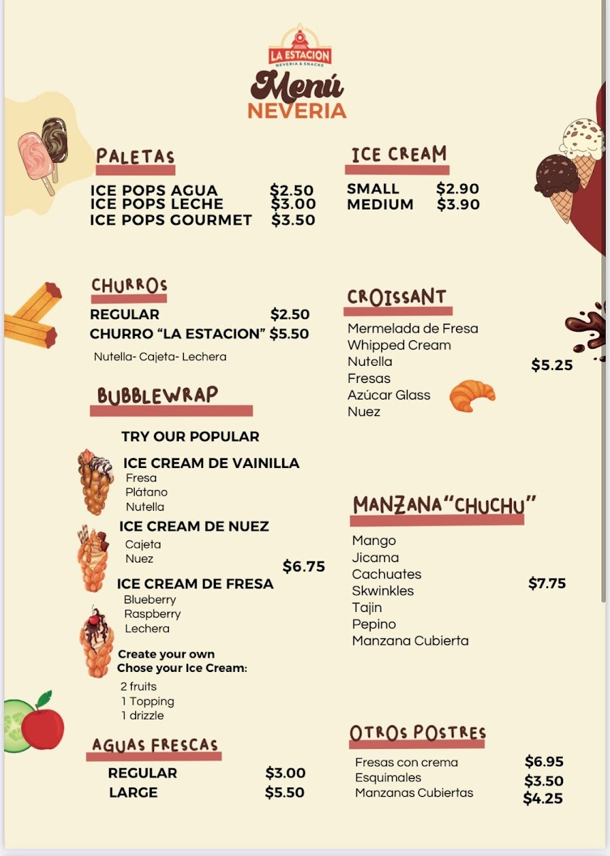 La Estacion Neveria & Snacks Photo Menu 3
