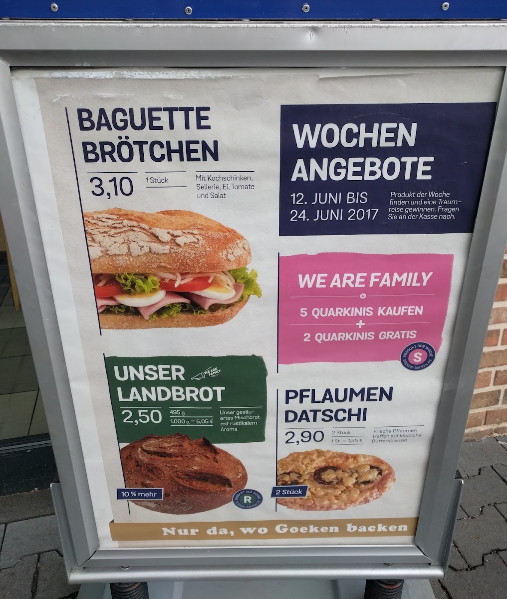 Bäckerei Goeken Café Elsen Photo Menu 1