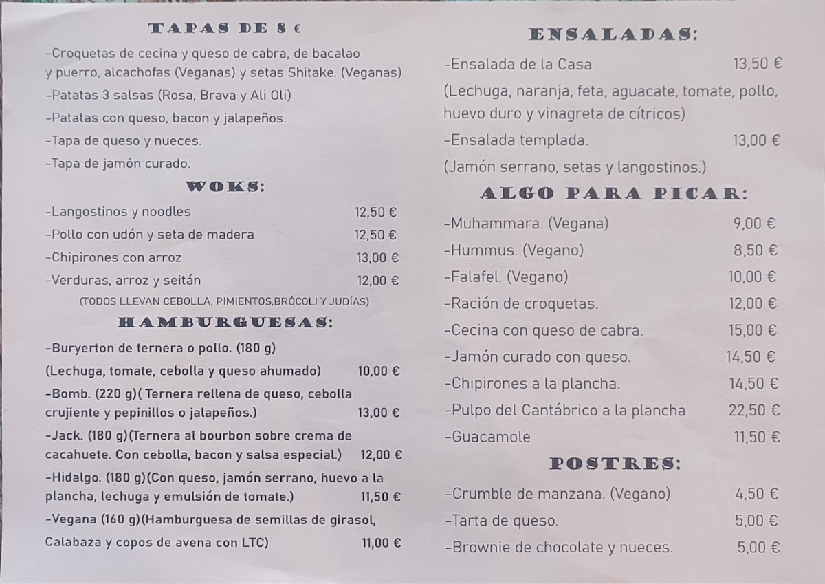 MAUS FOOD & DRINKS Photo Menu 1