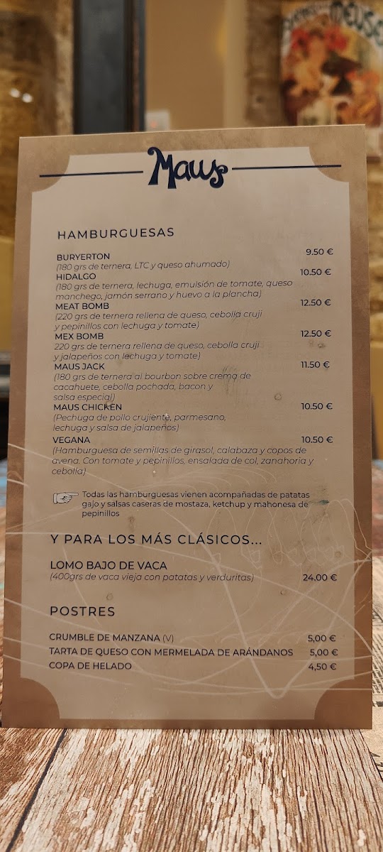 MAUS FOOD & DRINKS Photo Menu 7