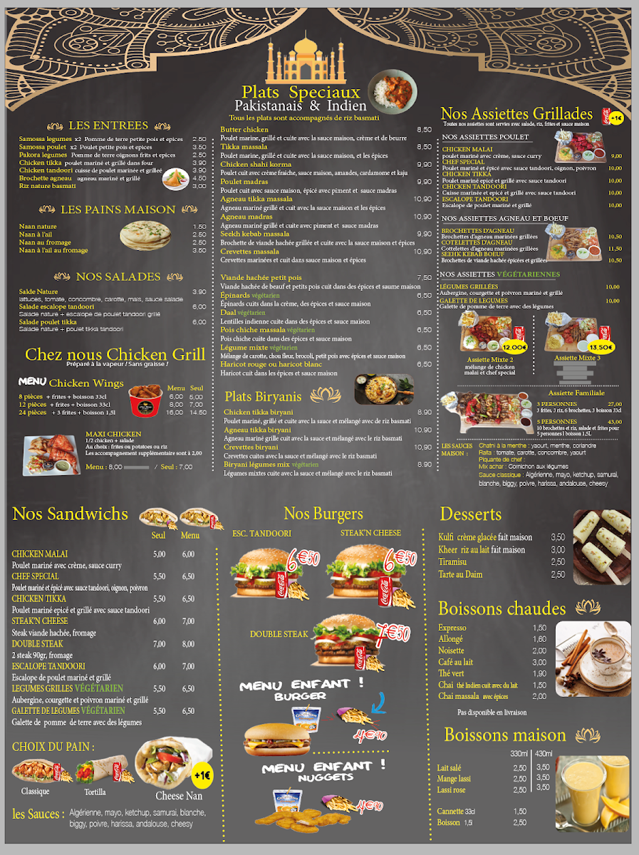 Chez Nous Grillades Photo Menu 2