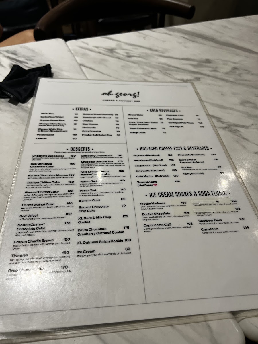 Oh Georg! Photo Menu 9
