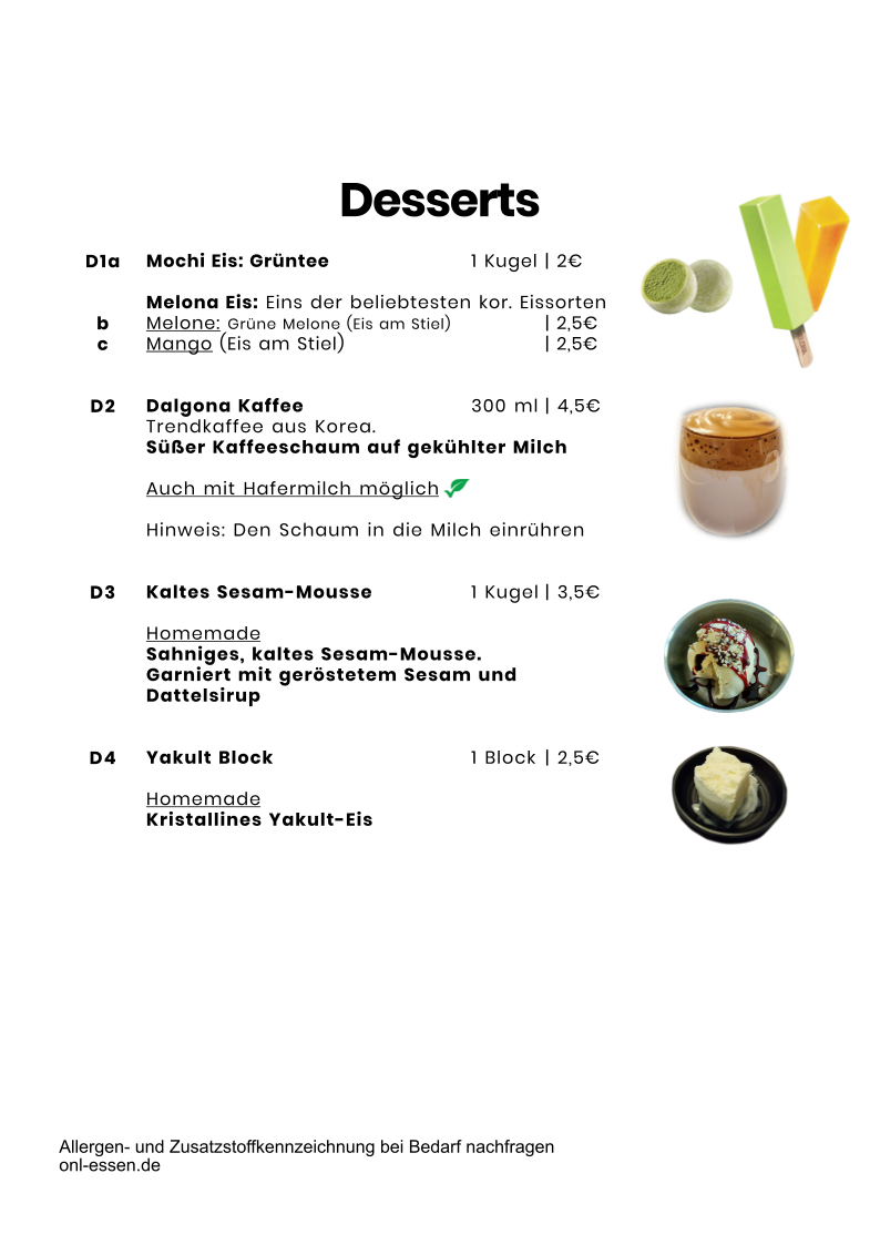 Restaurant Onl Photo Menu 7