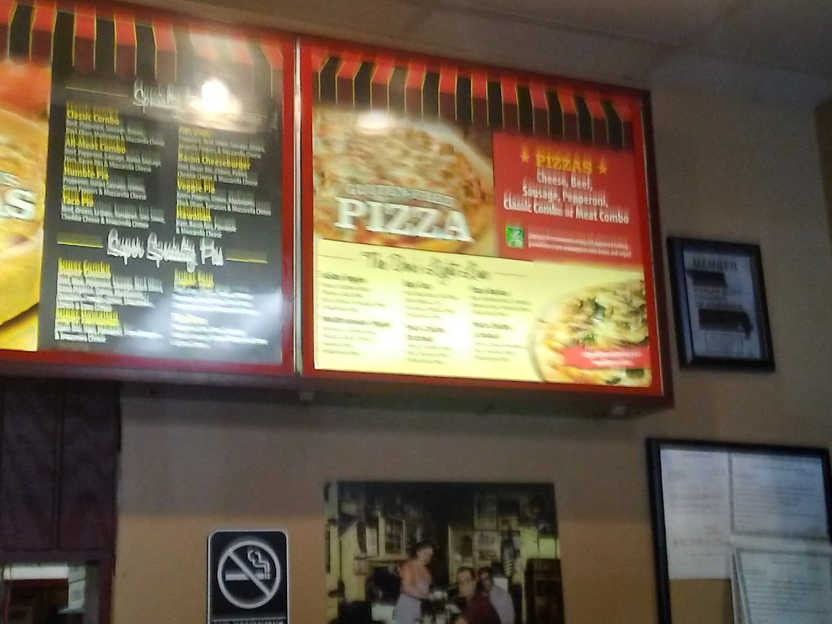 Godfather's Pizza Photo Menu 1