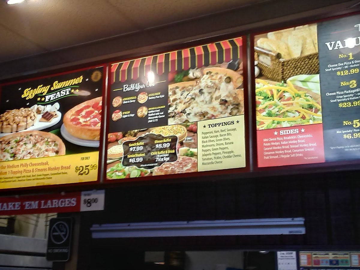 Godfather's Pizza Photo Menu 2