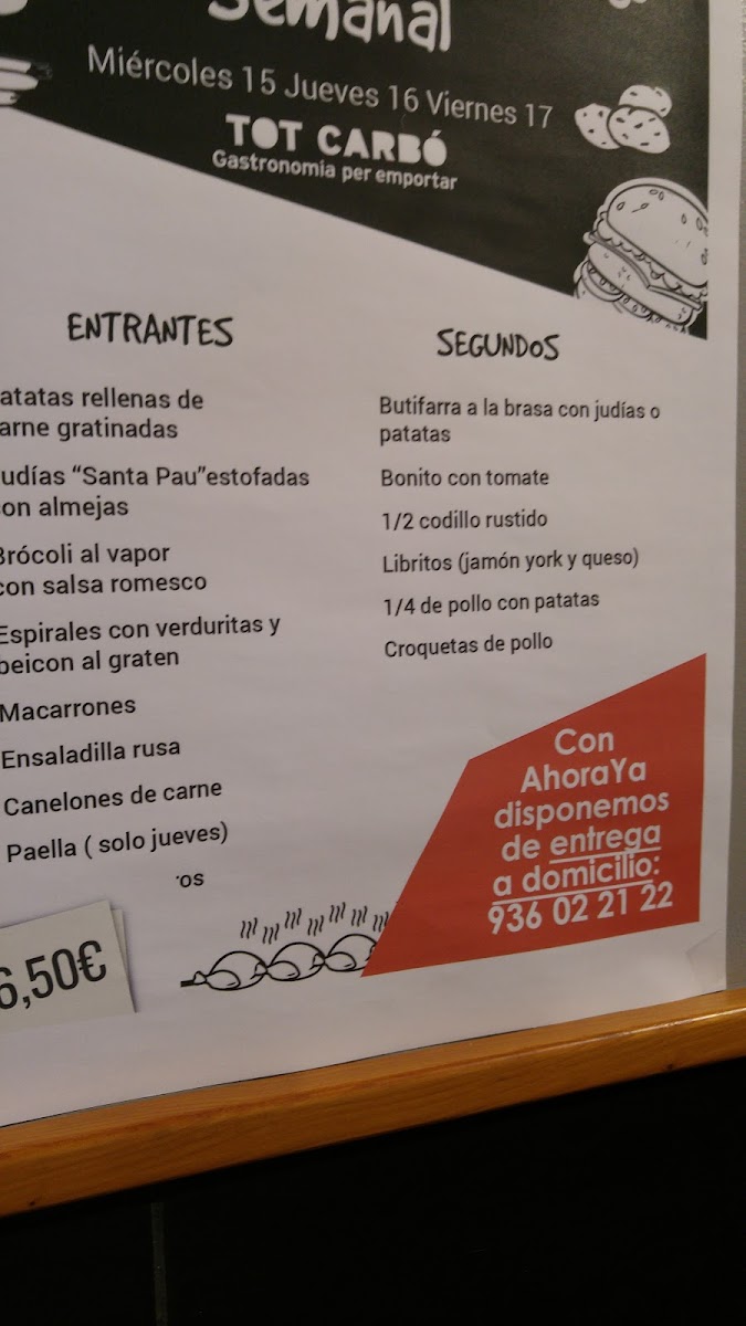 TotCarbó Photo Menu 4