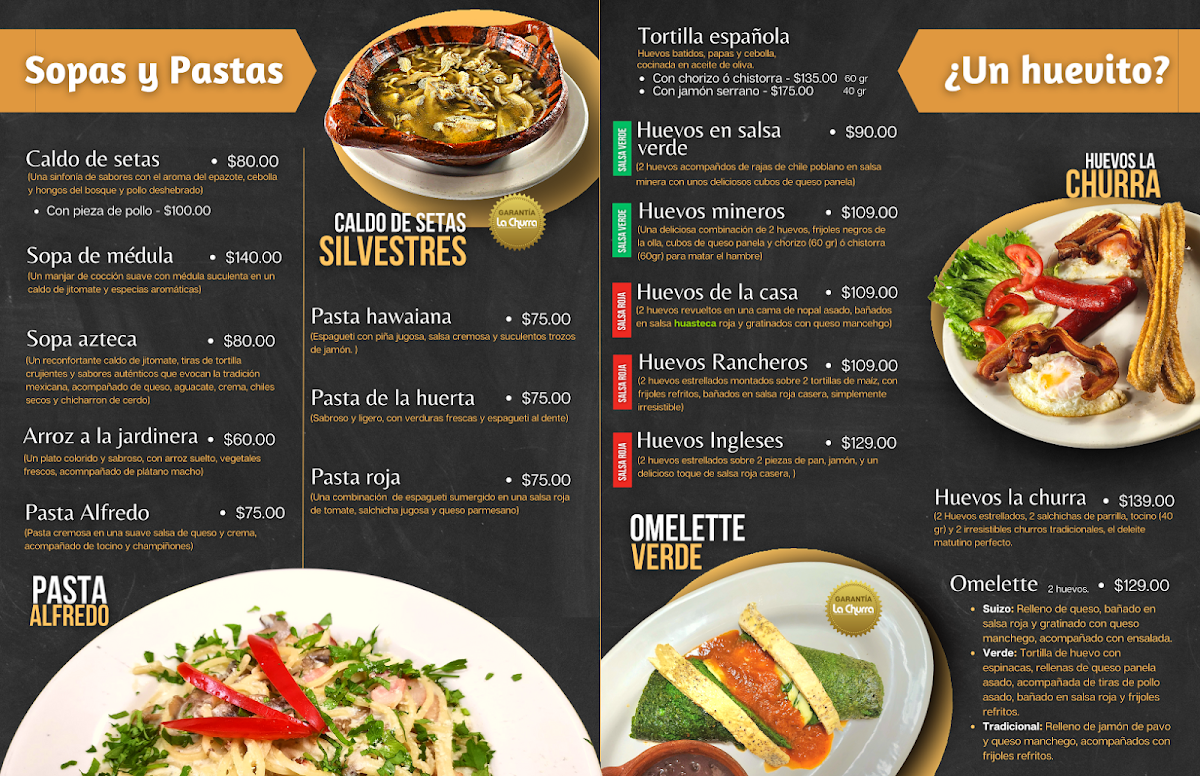 La Churra Restaurante Photo Menu 1