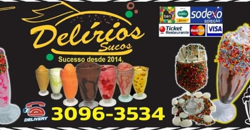 Delírios sucos mix Photo Menu 6