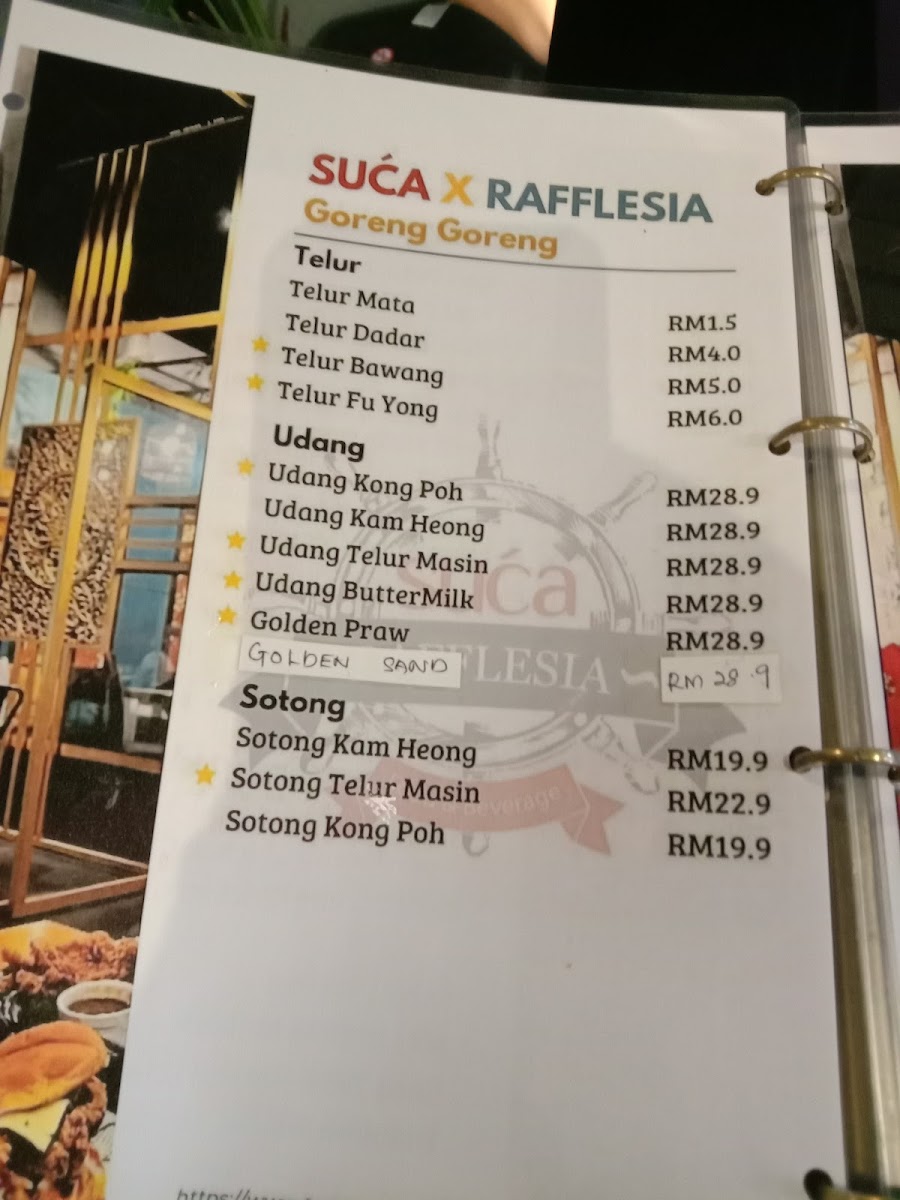 SUCA X RAFFLESIA Photo Menu 6