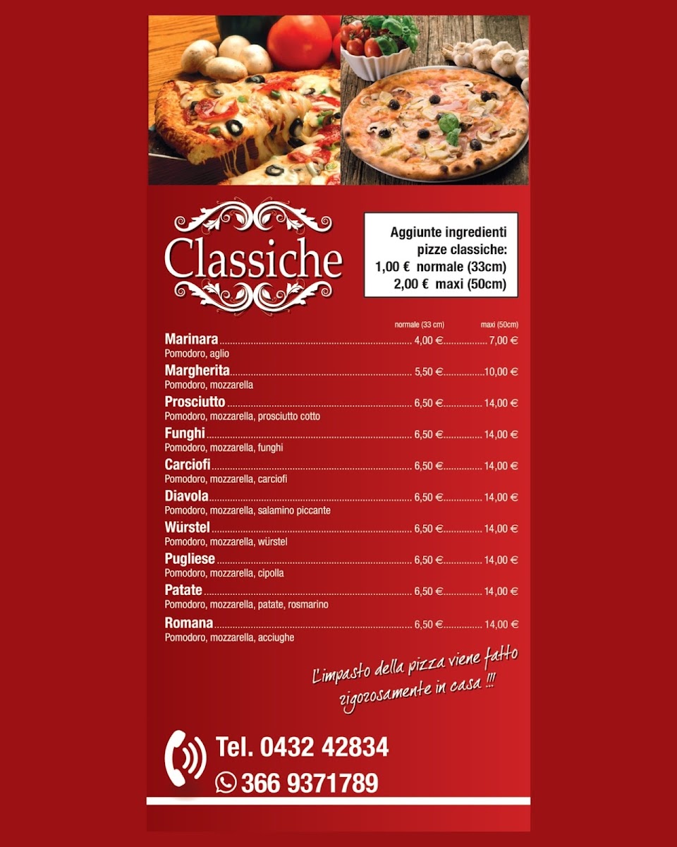 Pizzeria Da Gas Gas - Udine, Centro Studi Photo Menu 2