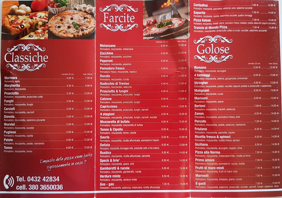Pizzeria Da Gas Gas - Udine, Centro Studi Photo Menu 6