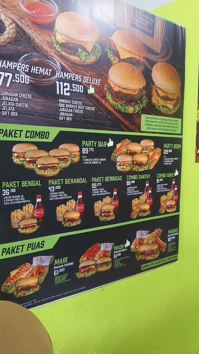 BURGER BANGOR - Mistar Cokrokusumo Photo Menu 4