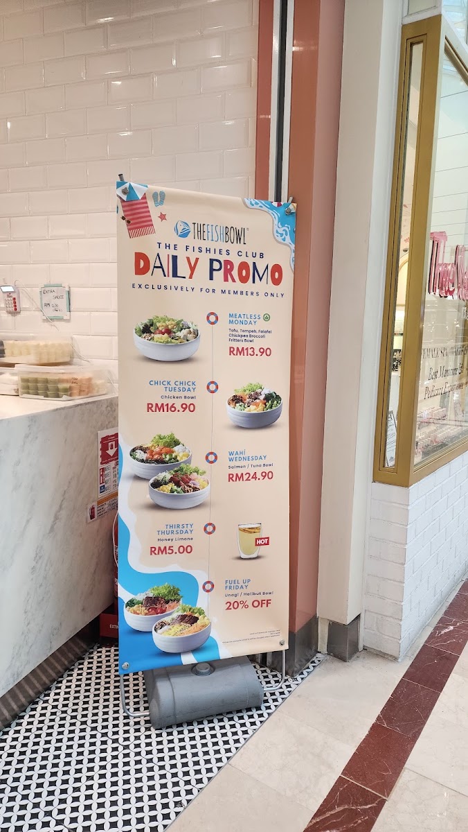 The Fish Bowl Suria KLCC Photo Menu 1