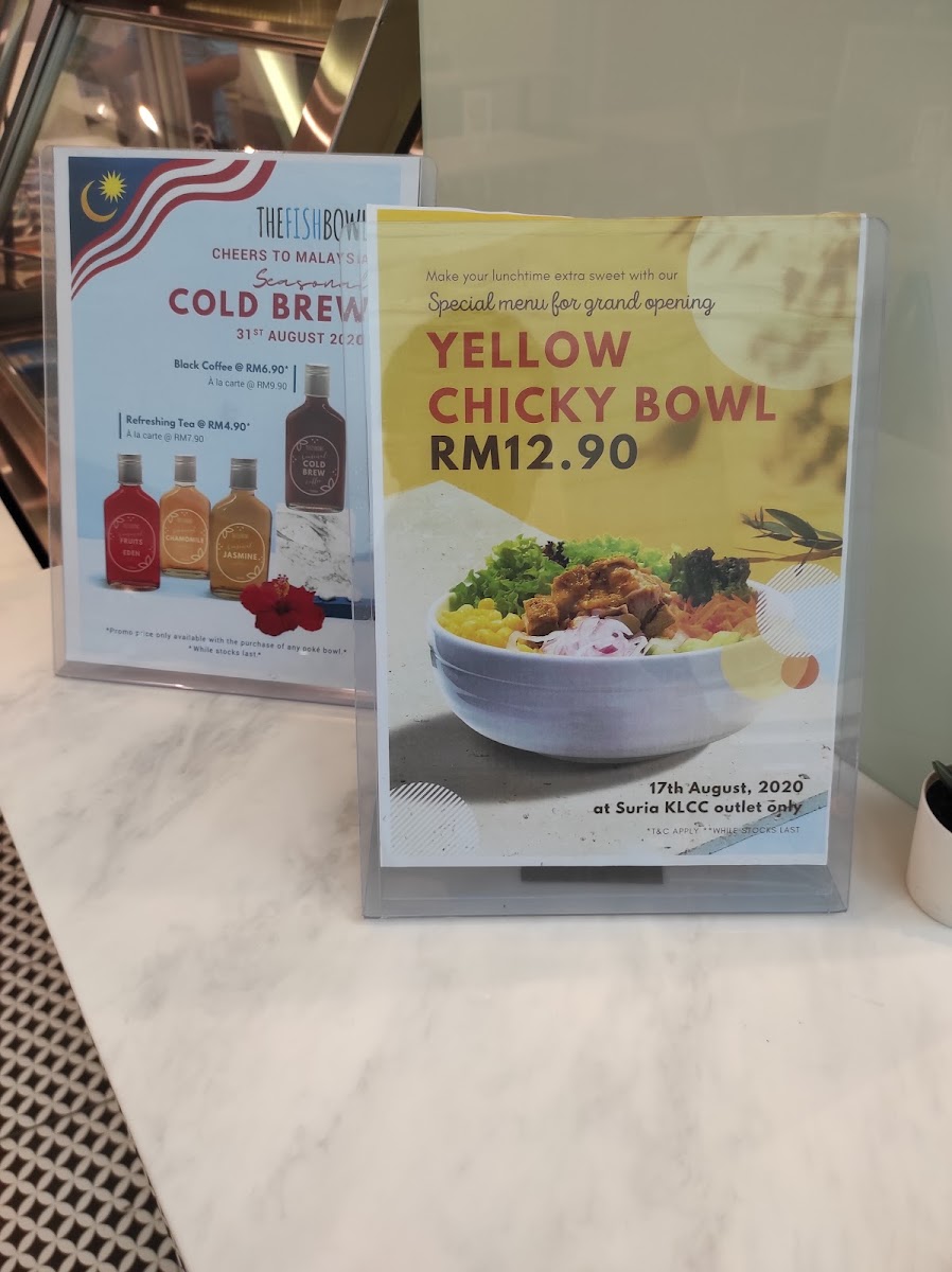 The Fish Bowl Suria KLCC Photo Menu 5