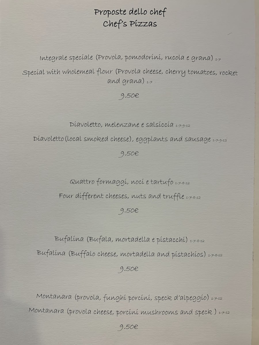 Ristorante Pizzeria Emilia Photo Menu 2
