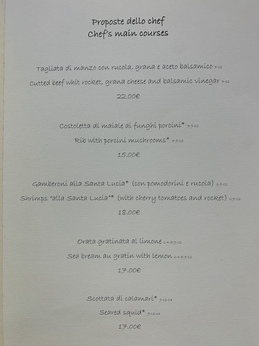 Ristorante Pizzeria Emilia Photo Menu 3