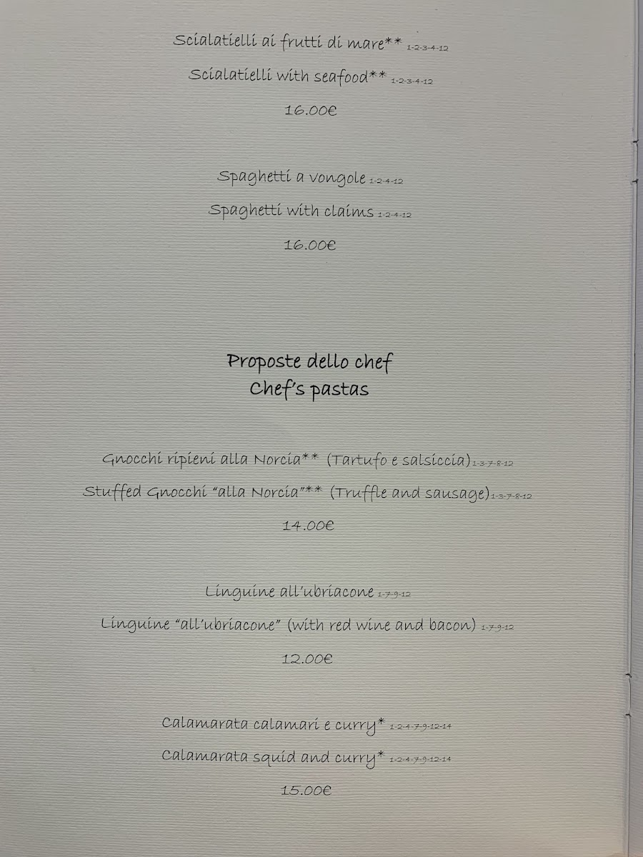 Ristorante Pizzeria Emilia Photo Menu 5