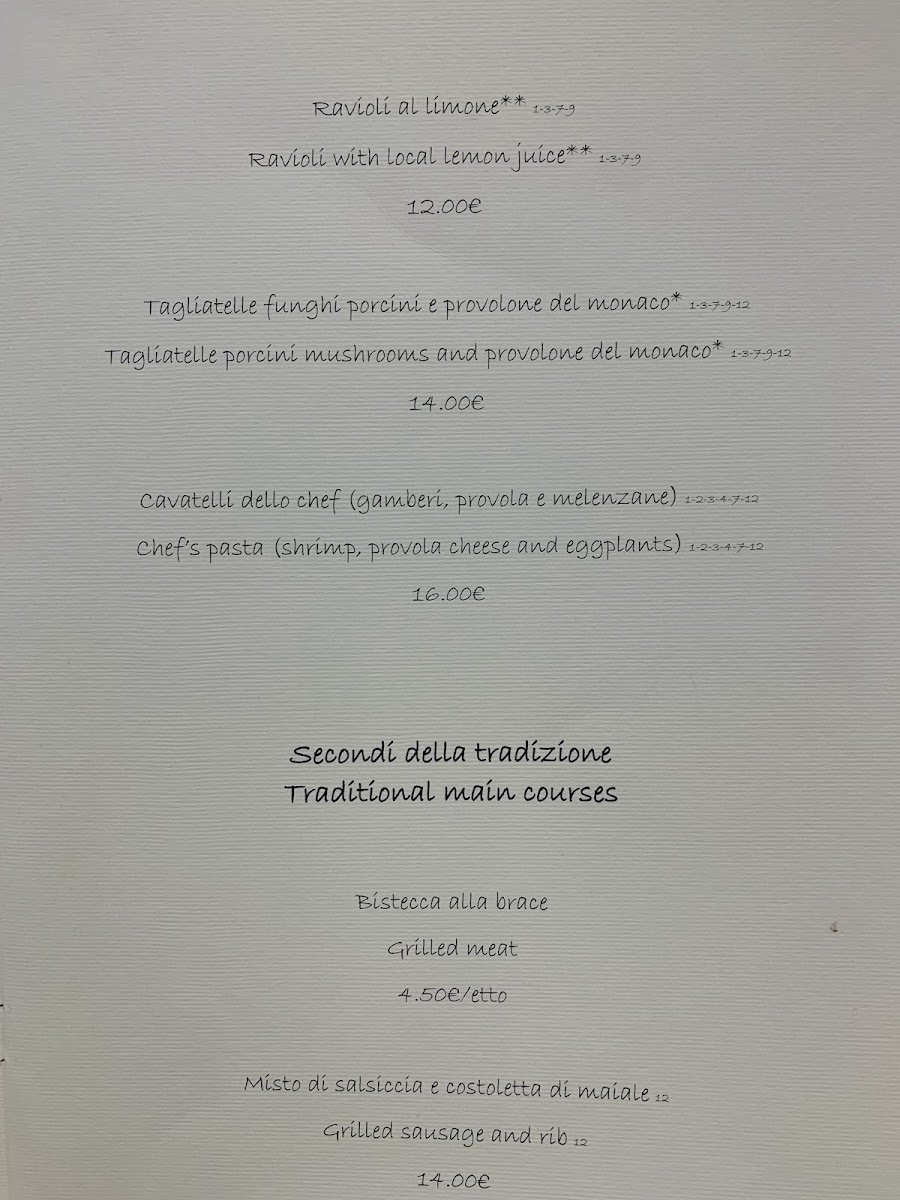 Ristorante Pizzeria Emilia Photo Menu 7