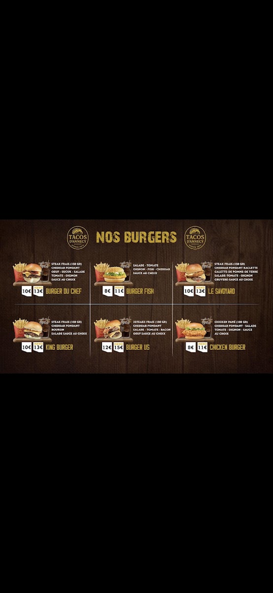 Tacos d’Annecy Photo Menu 1