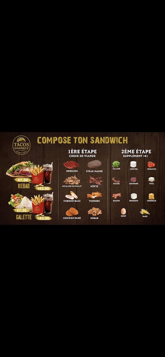Tacos d’Annecy Photo Menu 2