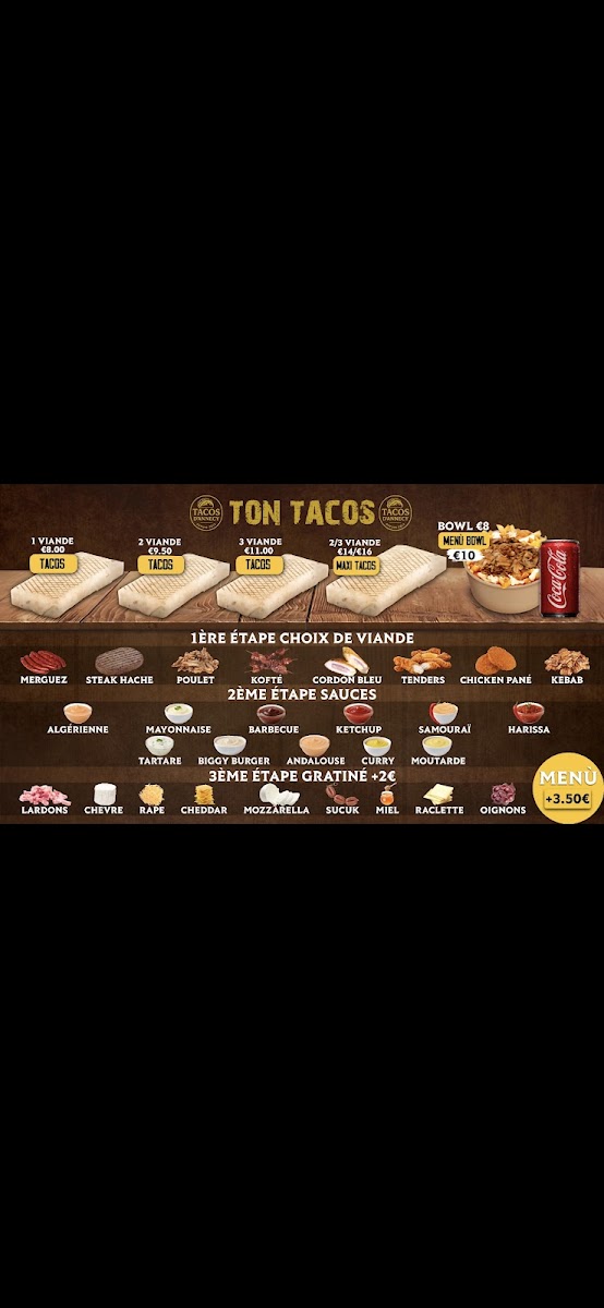 Tacos d’Annecy Photo Menu 3