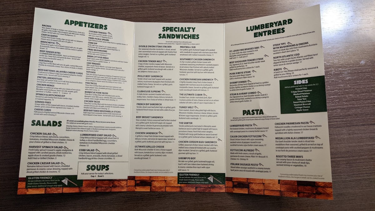 Lumberyard Bar & Grill Photo Menu 5