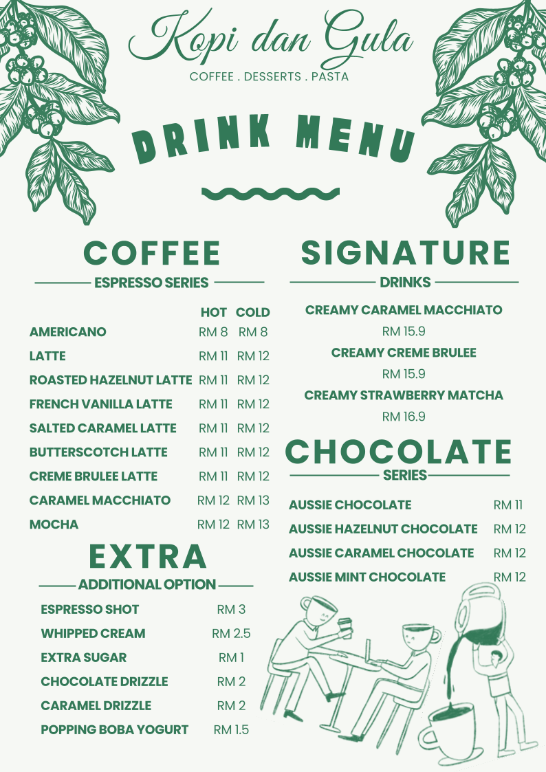 Kafe Kopi dan Gula Photo Menu 1