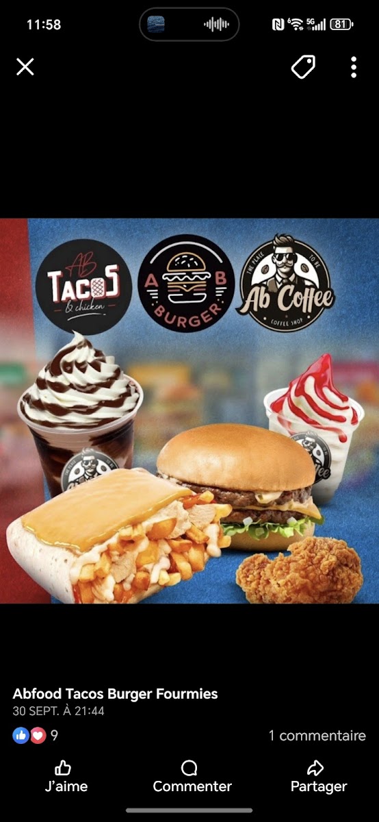 AB Food Tacos Burger Fourmies Photo 7