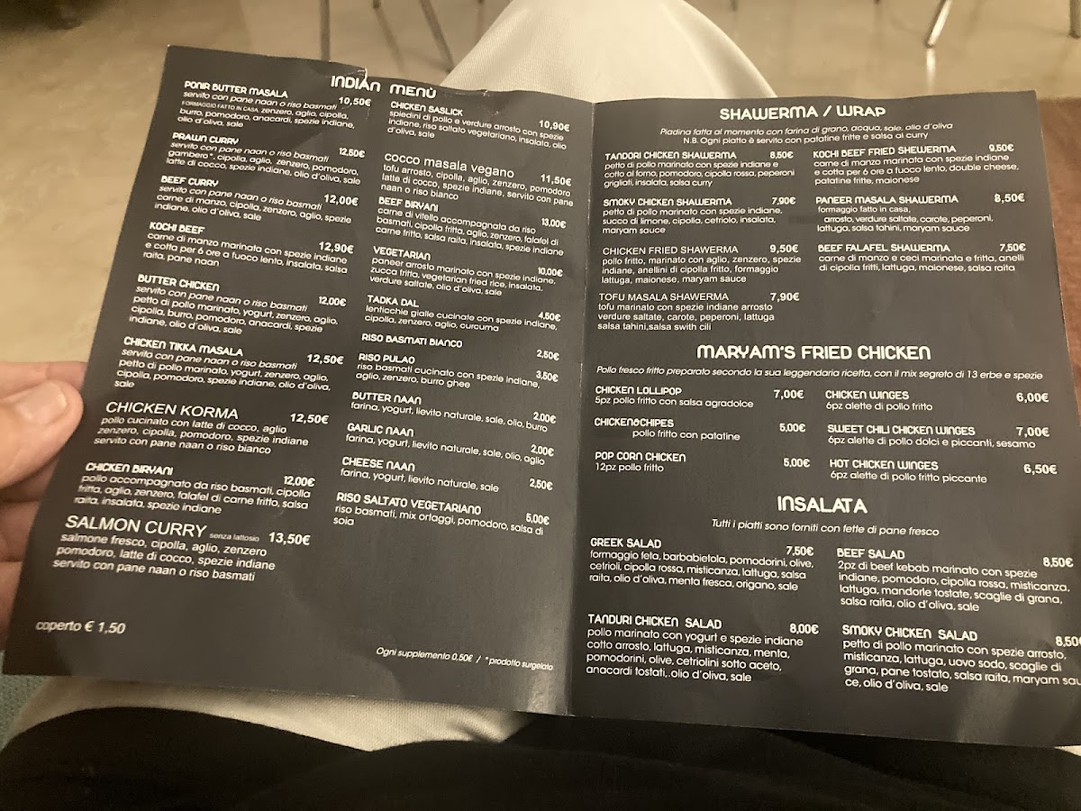 Maryam Indian Food Photo Menu 4