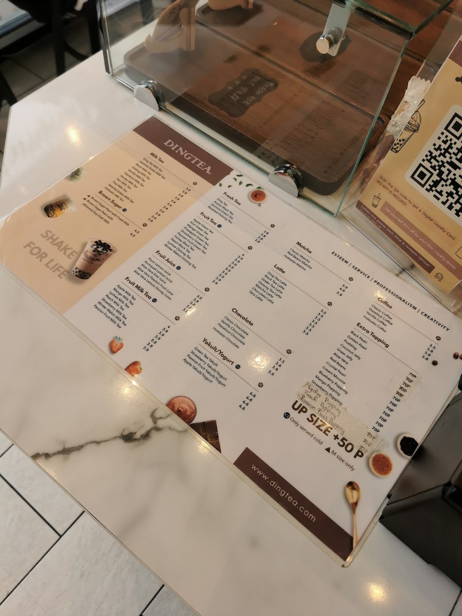 Ding tea Photo Menu 3