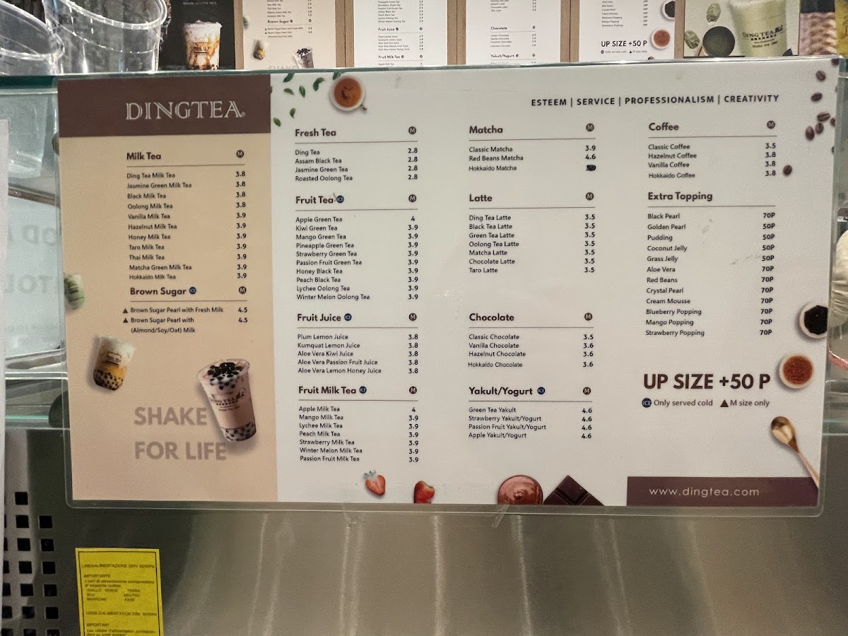 Ding tea Photo Menu 4