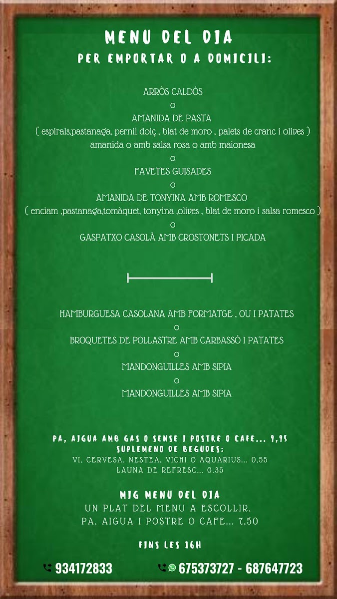 Bar Granja Bigai Photo Menu 5