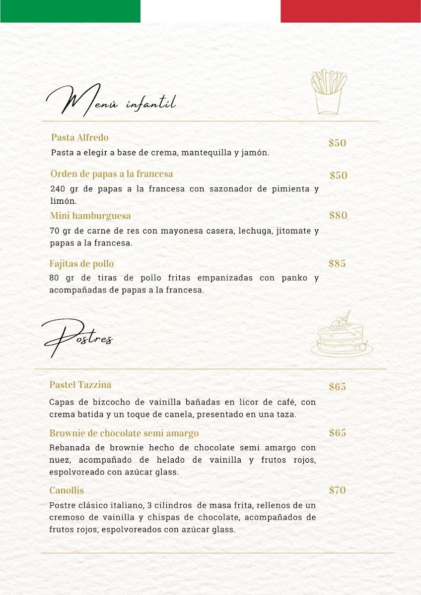 La Tazzina Photo Menu 2