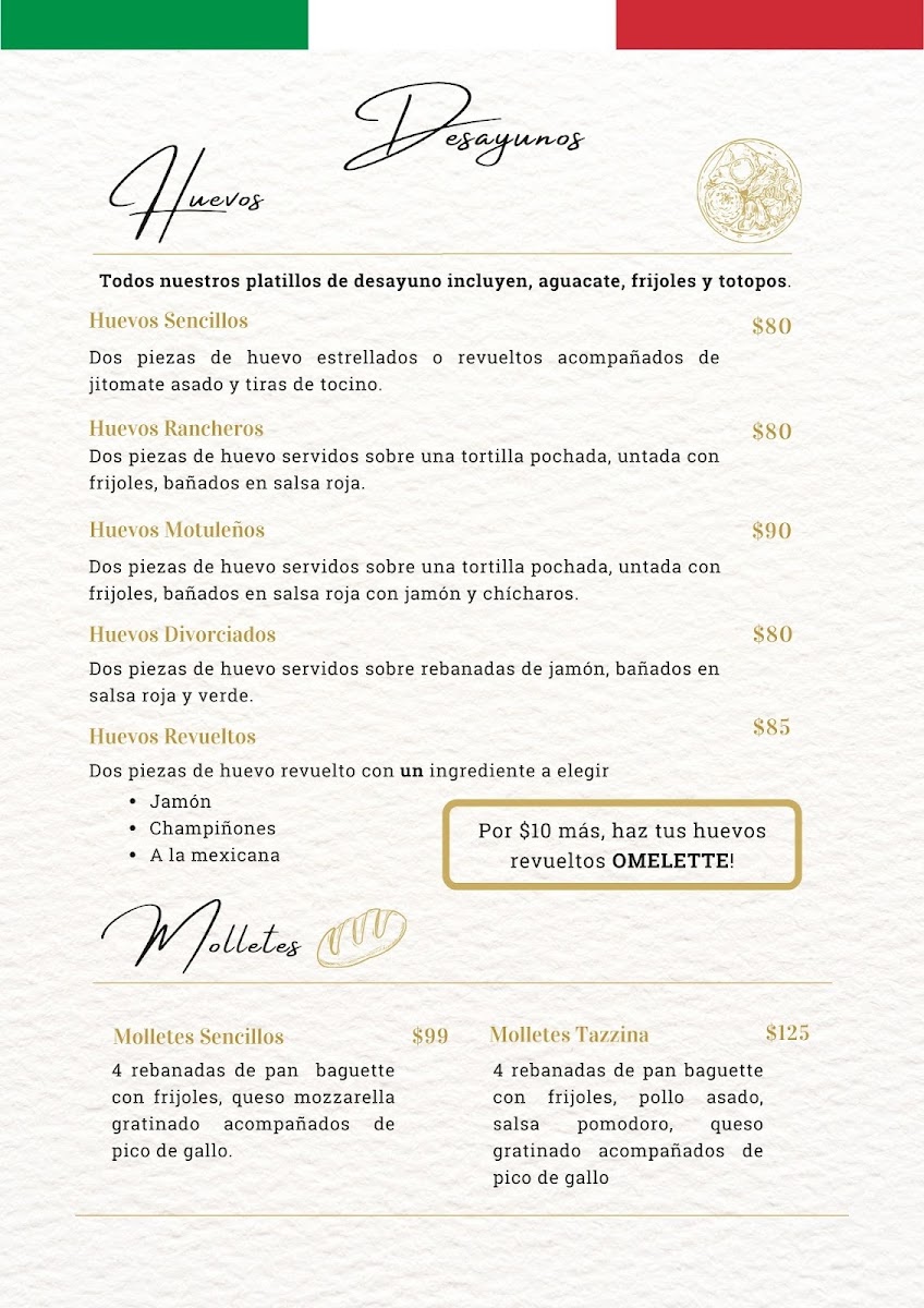 La Tazzina Photo Menu 3