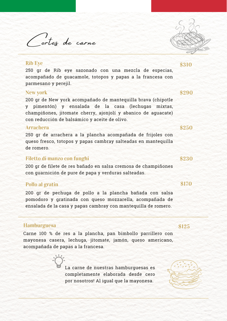 La Tazzina Photo Menu 5