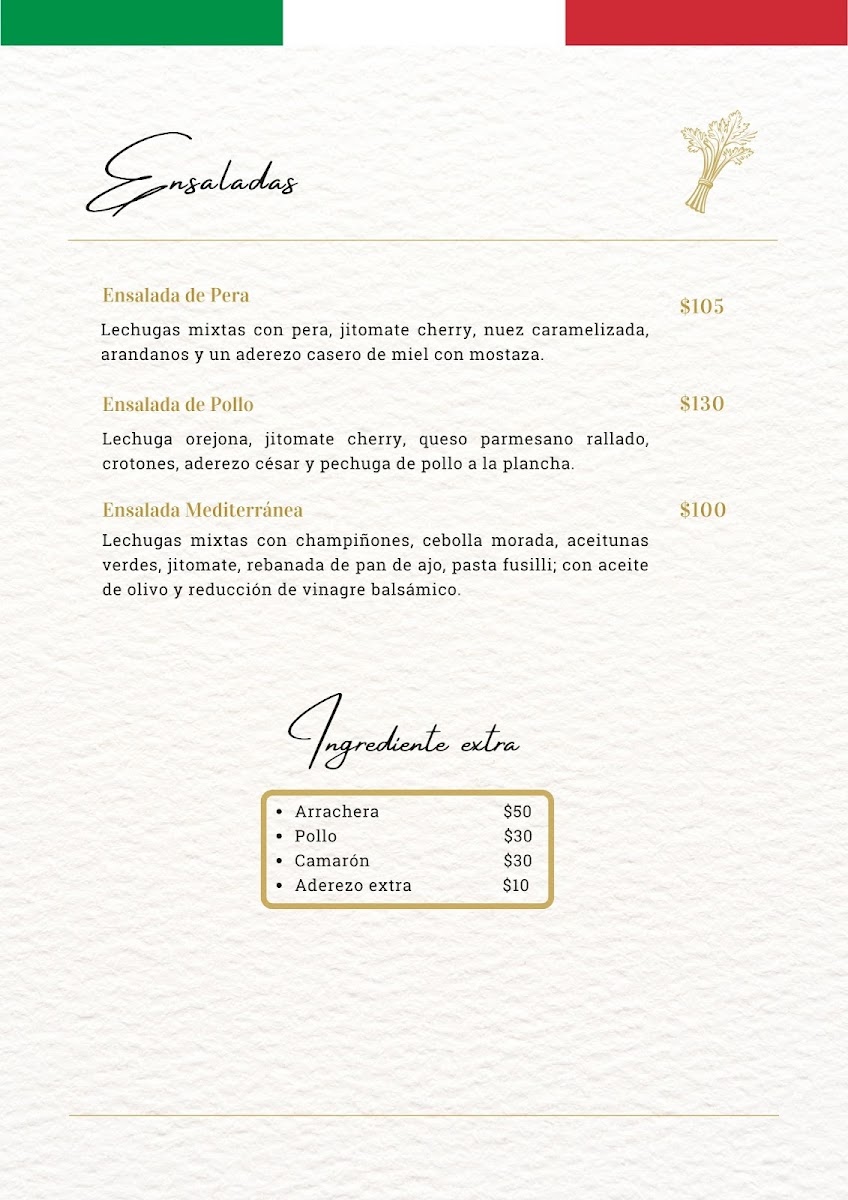 La Tazzina Photo Menu 7