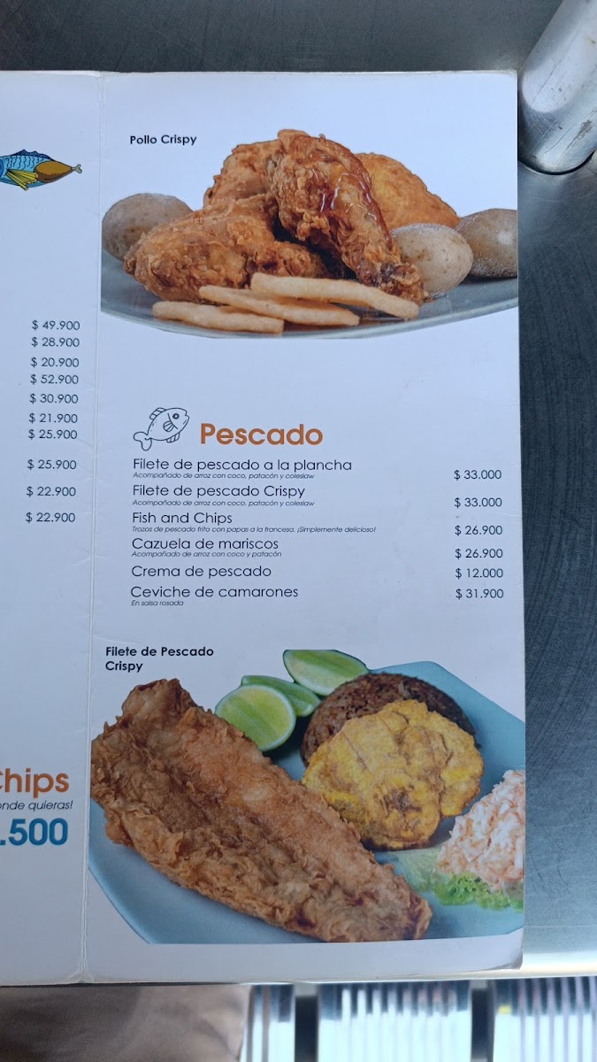 Restaurante Chips Pollo y Pescado Photo Menu 2