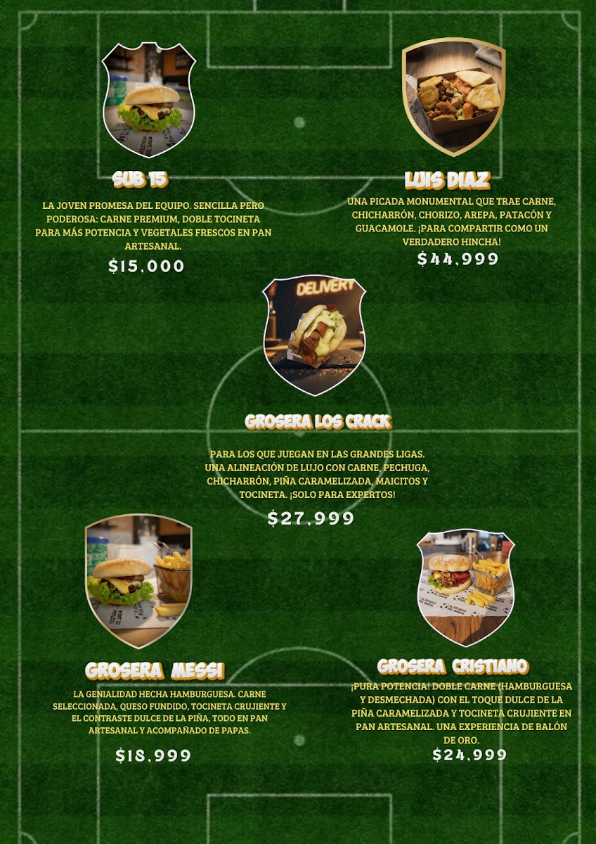 El estadio del sabor Photo Menu 2