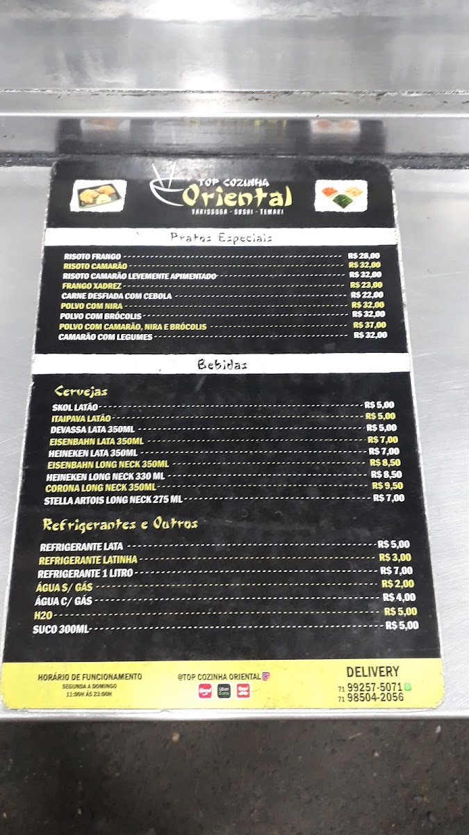 Top Cozinha Oriental Photo Menu 2