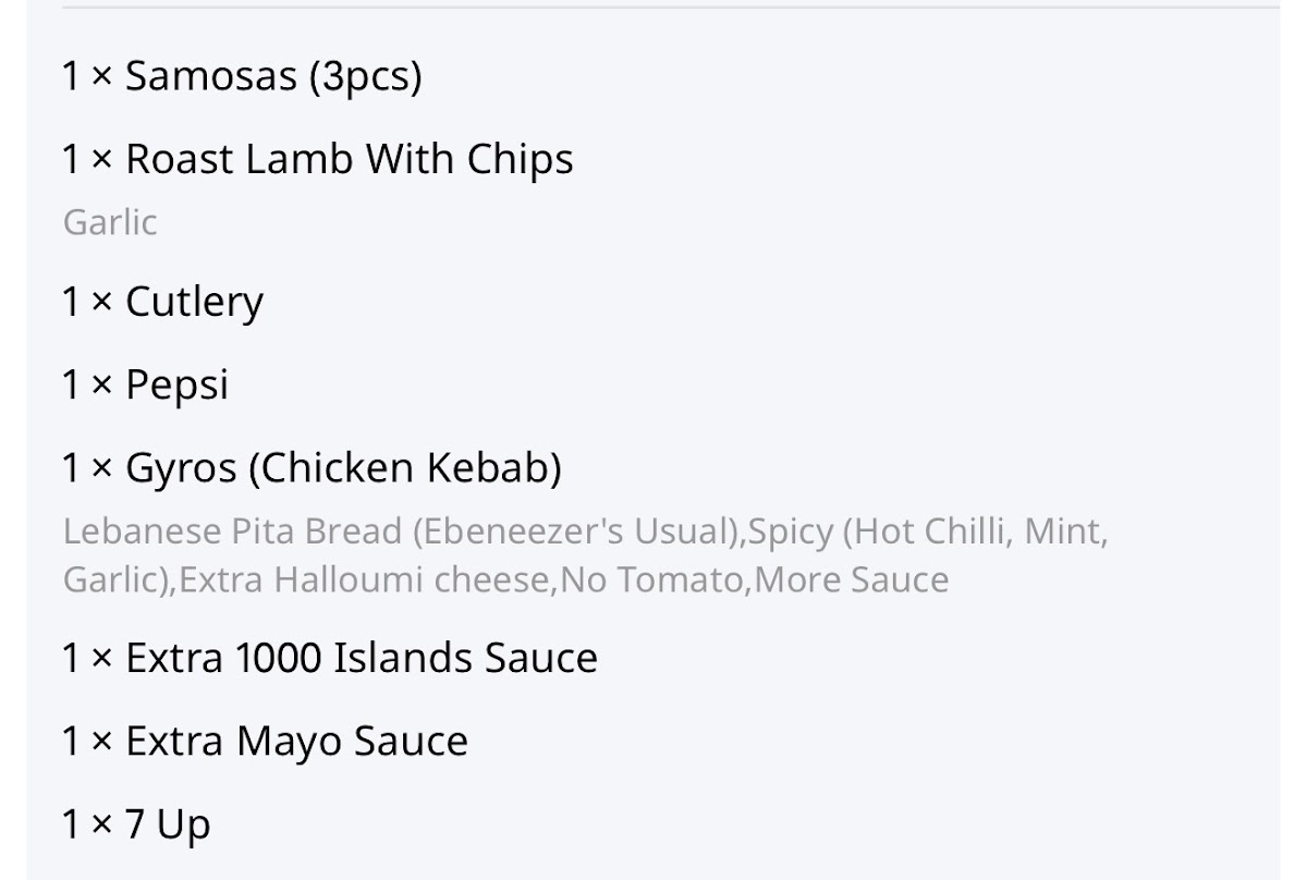 Ebeneezer's Kebabs & Pizzeria Photo Menu 7