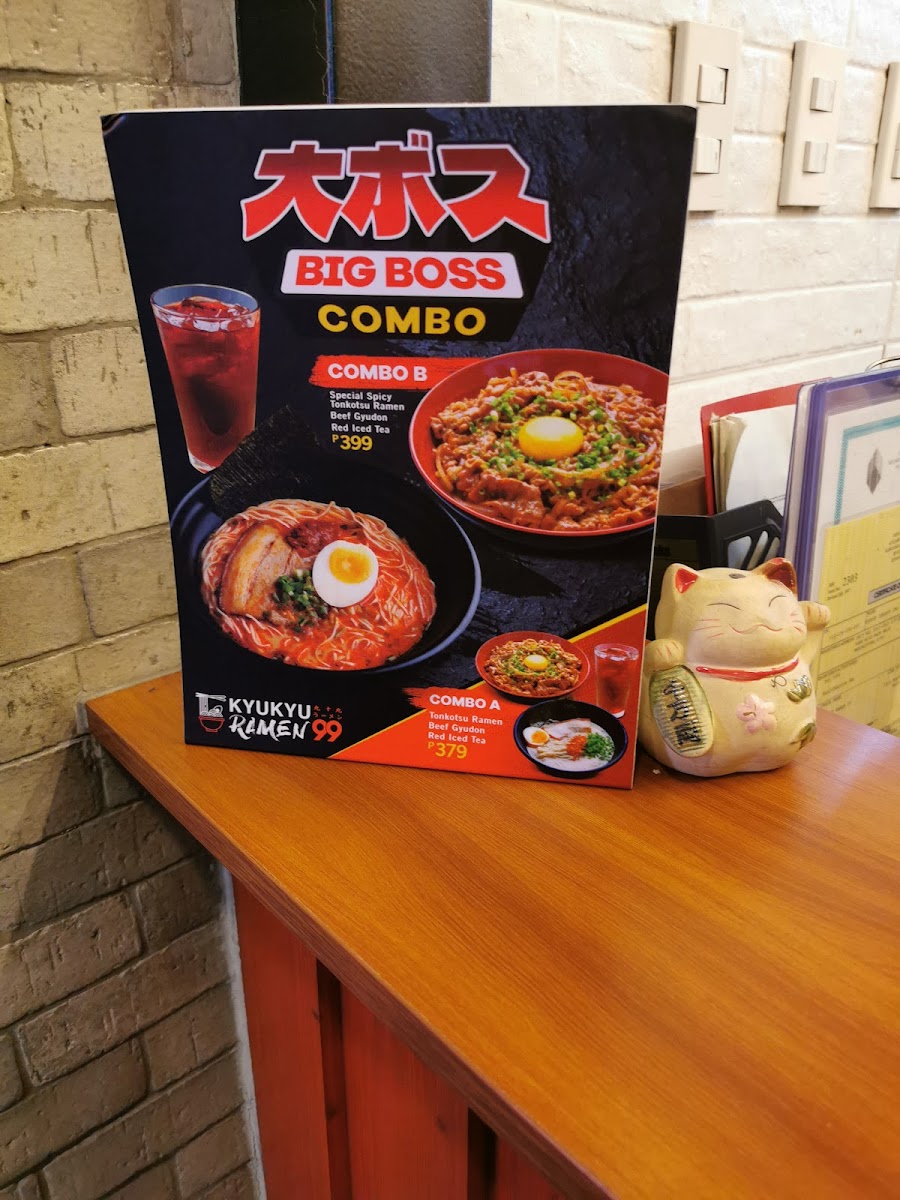 Kyukyu Ramen 99 - Starmall EDSA Photo Menu 3